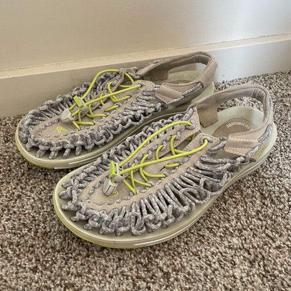 Keen Shoes - Keen | Uneek Gray Green Rock Sandal Shoes